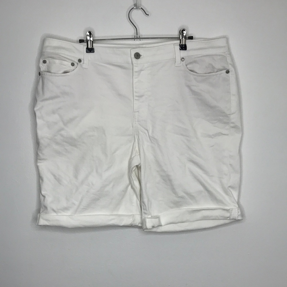Talbots White Jean Shorts for Women